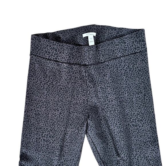 Daily Ritual Gray Leopard Print Legging Pant Size Large - Picture 2 of 6